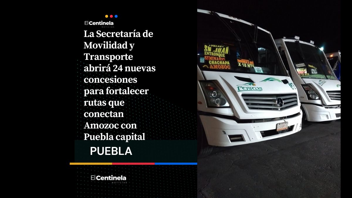 Amozoc tendrá 24 nuevas concesiones de transporte público para mejora de la movilidad