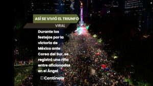 ¡Se fueron a las manos! Aficionados se agarran a golpes tras victoria de México en el Ángel