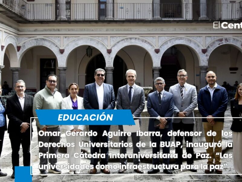 Universidades de Puebla trabajan en torno a la paz