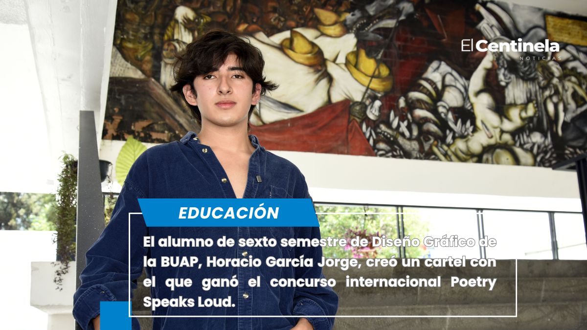 Gana estudiante de Diseño Gráfico de la BUAP concurso internacional de cartel