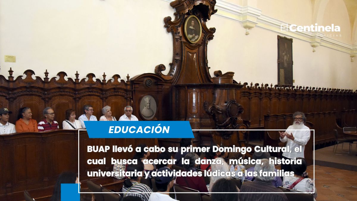 BUAP celebra su primer Domingo Cultural en la Casa de la Bóveda