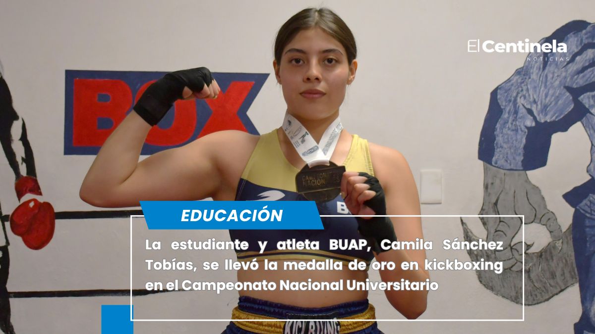 Camila Sánchez, atleta BUAP, gana medalla de oro en Campeonato Nacional Universitario