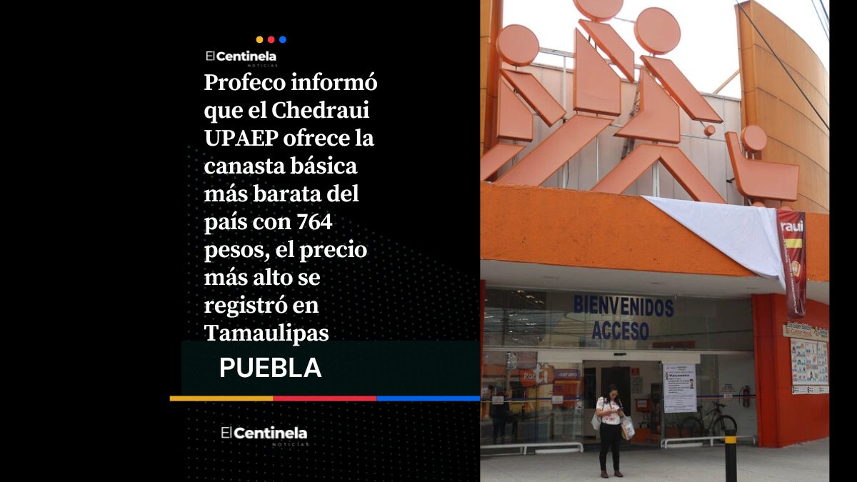Chedraui UPAEP tiene la canasta básica más barata de México, según Profeco