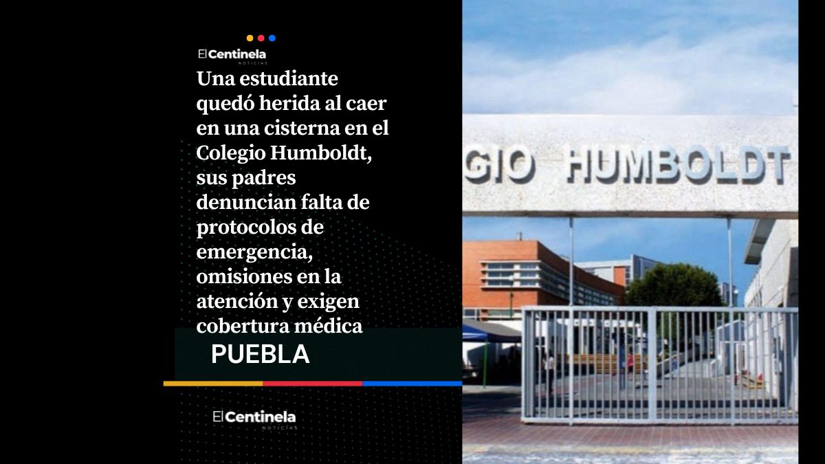 Niña cae en cisterna dentro del Colegio Humboldt y sufre lesiones, padres denuncian negligencia