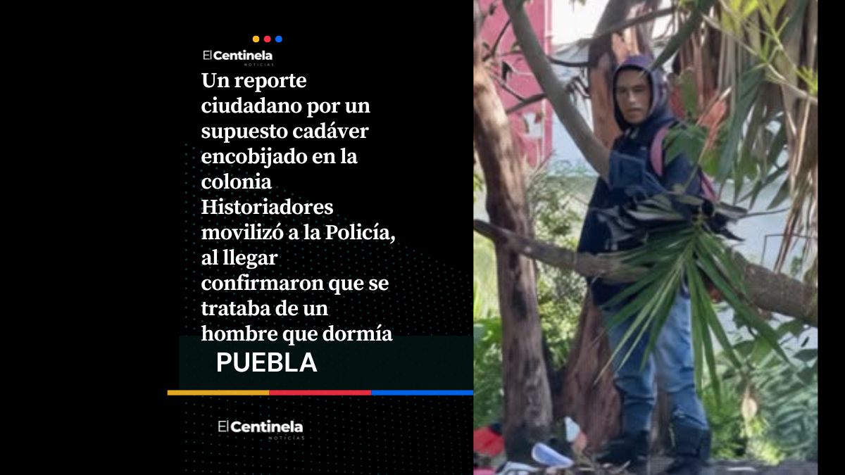 Confunden a hombre dormido con un cadáver encobijado en la colonia Historiadores