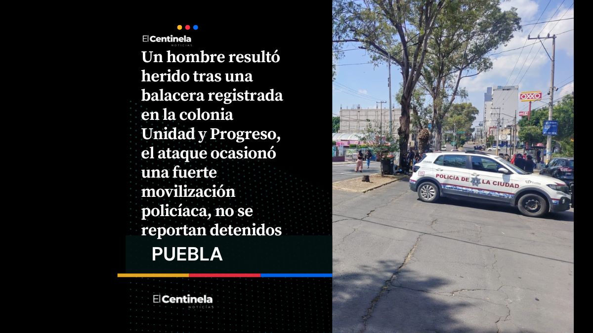 Balacera en la colonia Unidad y Progreso deja un herido y genera fuerte operativo policial