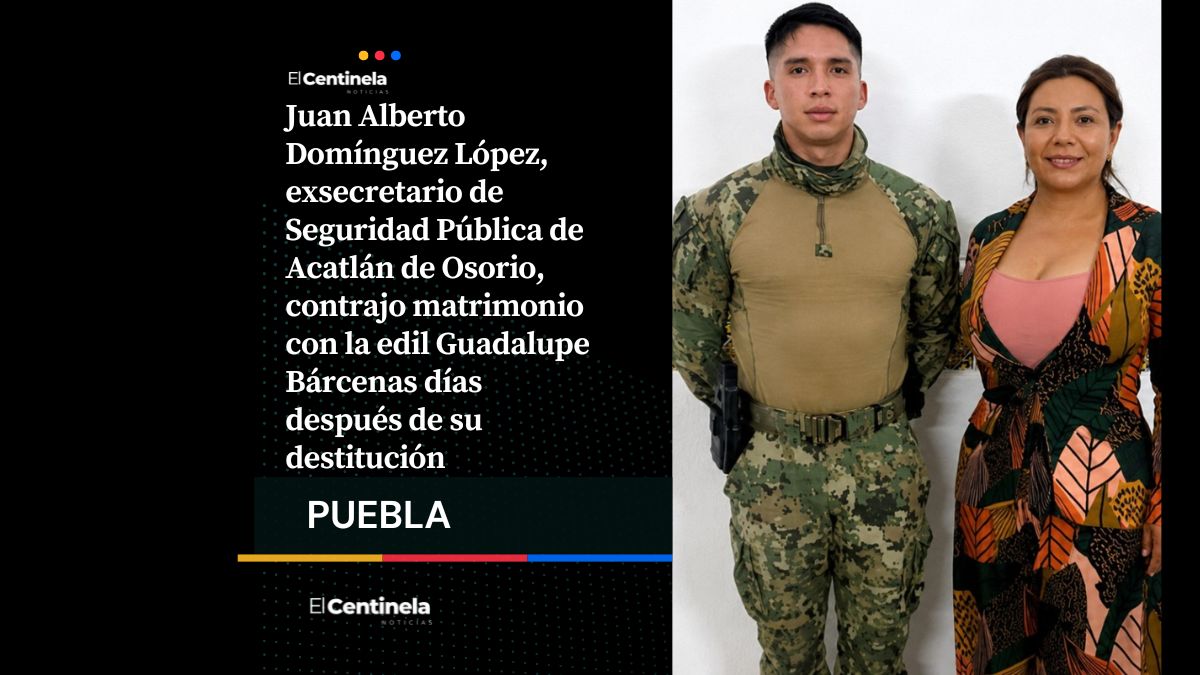 Luego de destitución, exsecretario de Seguridad de Acatlán se casa con la edil tras su destitución