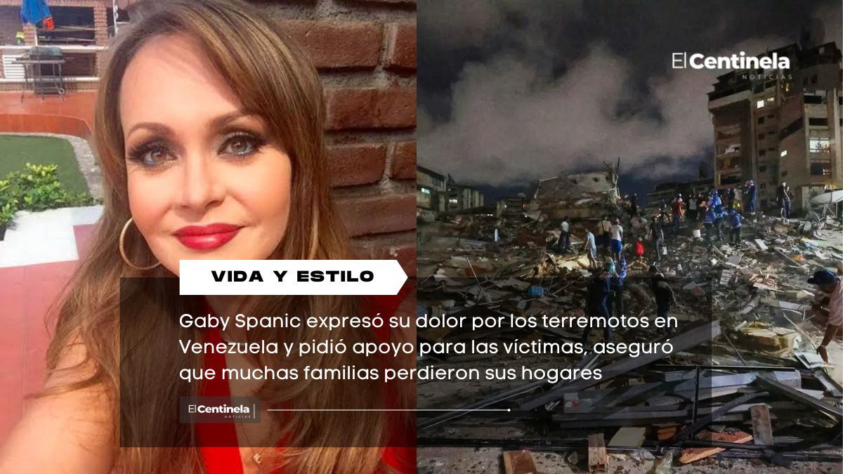 Gaby Spanic rompe en llanto tras terremotos en Venezuela y pide ayuda para los afectados