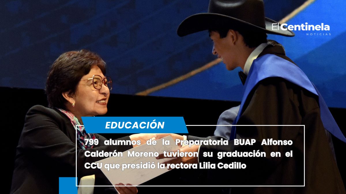 Lilia Cedillo encabeza la graduación de Preparatoria Alfonso Calderón Moreno