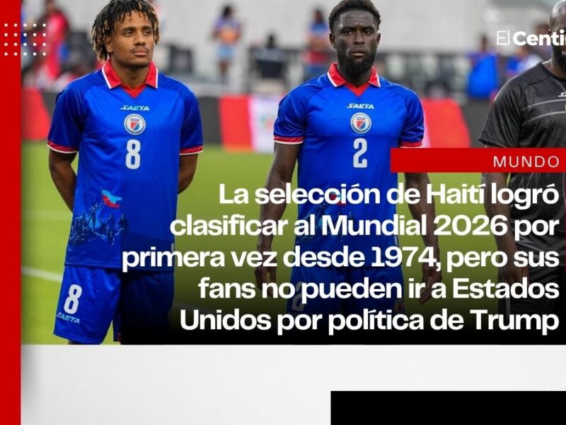 Haití hace historia en el Mundial, pero Donald Trump prohíbe la entrada a sus aficionados