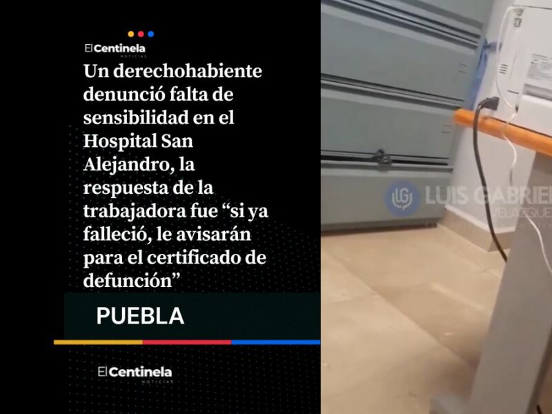 “Si se muere, le avisan”: denuncian a trabajadora del IMSS San Alejandro por insensibilidad