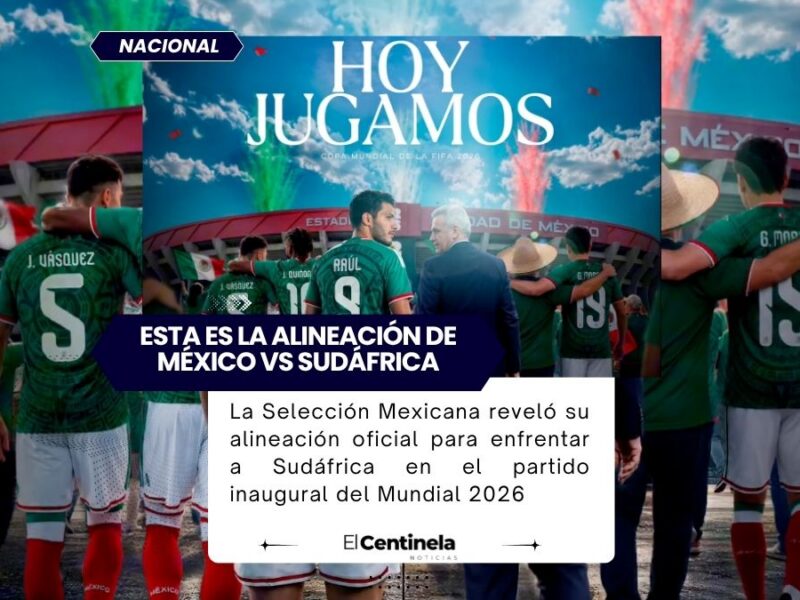 México confirma alineación para debutar en el Mundial: Rangel, Jiménez y Quiñones los titulares