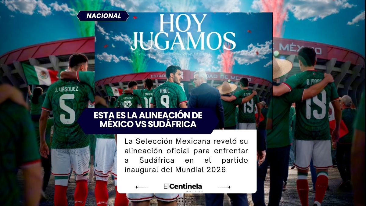 México confirma alineación para debutar en el Mundial: Rangel, Jiménez y Quiñones los titulares