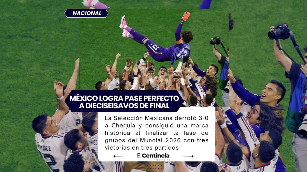 México histórico: vence 3-0 a Chequia y logra pase perfecto a dieciseisavos de final del Mundial