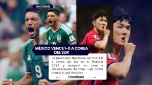 México vence 1-0 a Corea del Sur y asegura su pase a Dieciseisavos del Mundial en Guadalajara