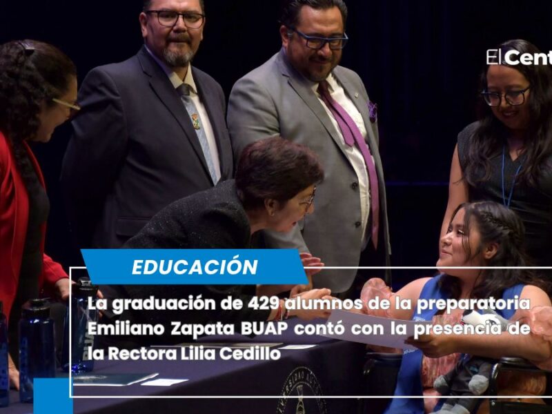 Graduados llevan el sello de la Prepa Zapata: Rectora Lilia Cedillo en graduación de estudiantes