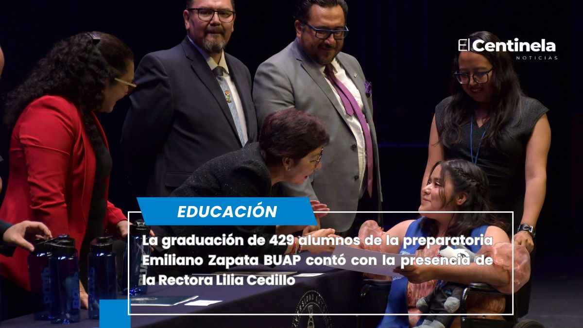 Graduados llevan el sello de la Prepa Zapata: Rectora Lilia Cedillo en graduación de estudiantes