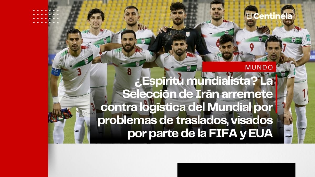 Selección de Irán arremente logística del Mundial, afirman que son el equipo “más perjudicado” del torneo