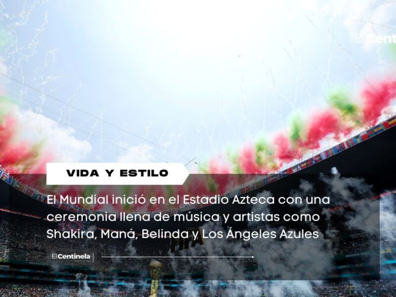 Mundial arranca en el Estadio Azteca con Shakira, Belinda y Lila Downs en espectacular inauguración