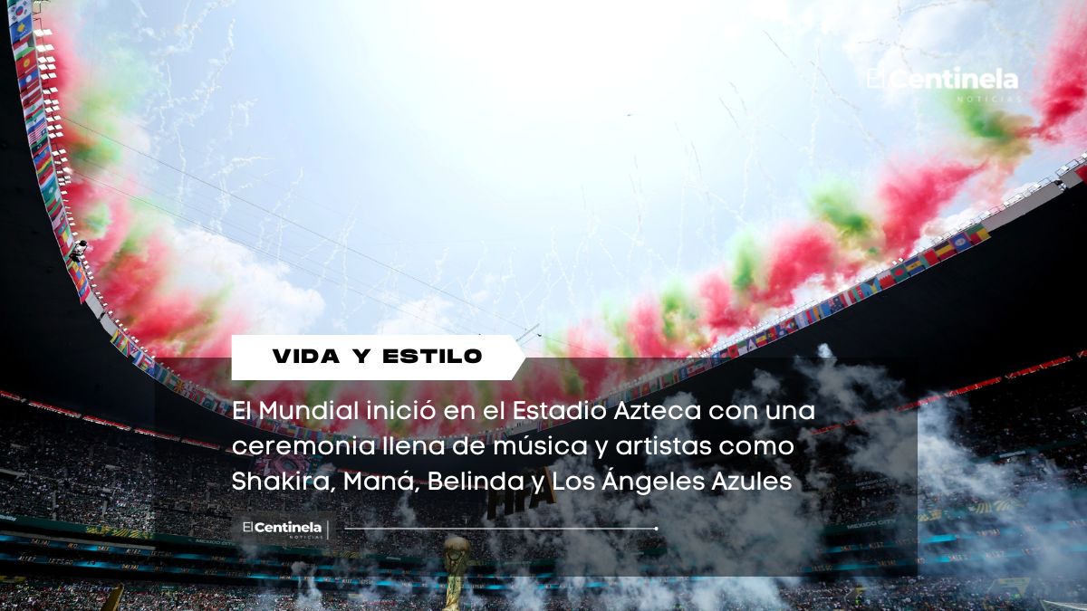 Mundial arranca en el Estadio Azteca con Shakira, Belinda y Lila Downs en espectacular inauguración