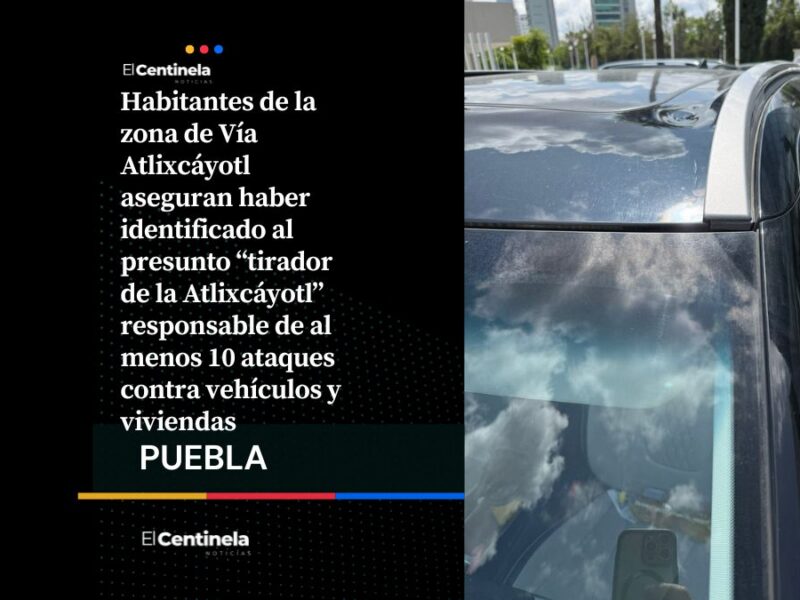 Vecinos identifican a presunto “tirador de la Atlixcáyotl”, sería un estudiante de la Anáhuac