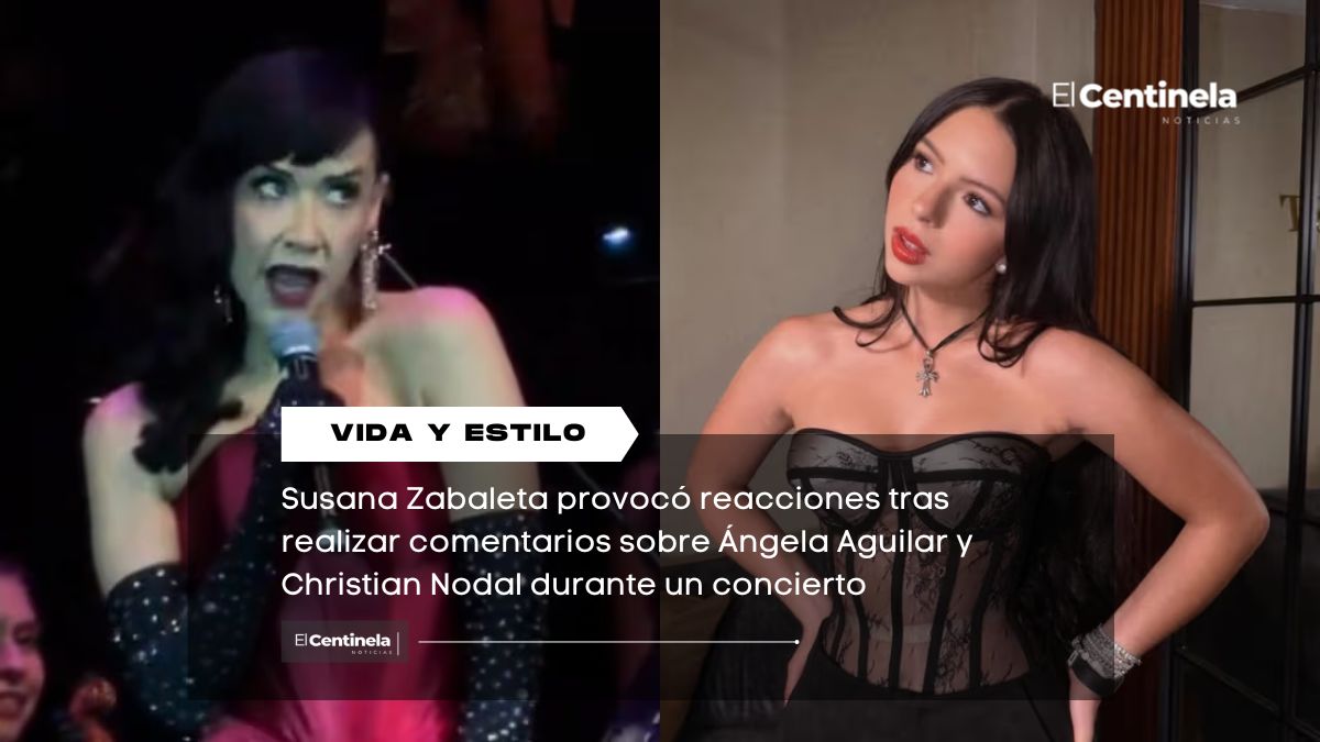 Susana Zabaleta genera polémica al hablar de Ángela Aguilar y Christian Nodal en Monterrey