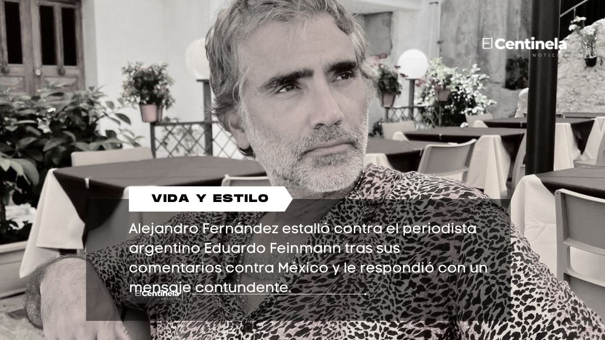 "A México se le Respeta": Alejandro Fernández Responde a Periodista Argentino por Insultos