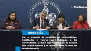 Signan convenio de colaboración BUAP y la USEP