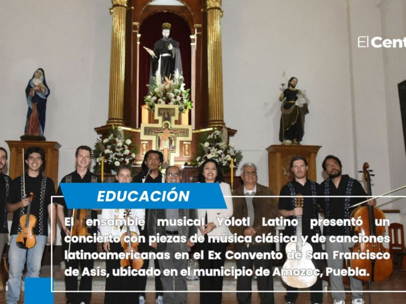 Ofrece Yólotl Latino concierto de música clásica y contemporánea