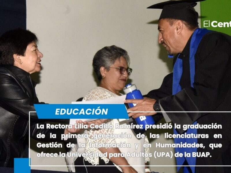 Egresados de la Universidad para Adultos son un referente para nuestra institución: Rectora Lilia Cedillo