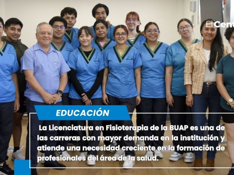 Licenciatura en Fisioterapia BUAP, precedente en la formación de profesionales de la salud en México