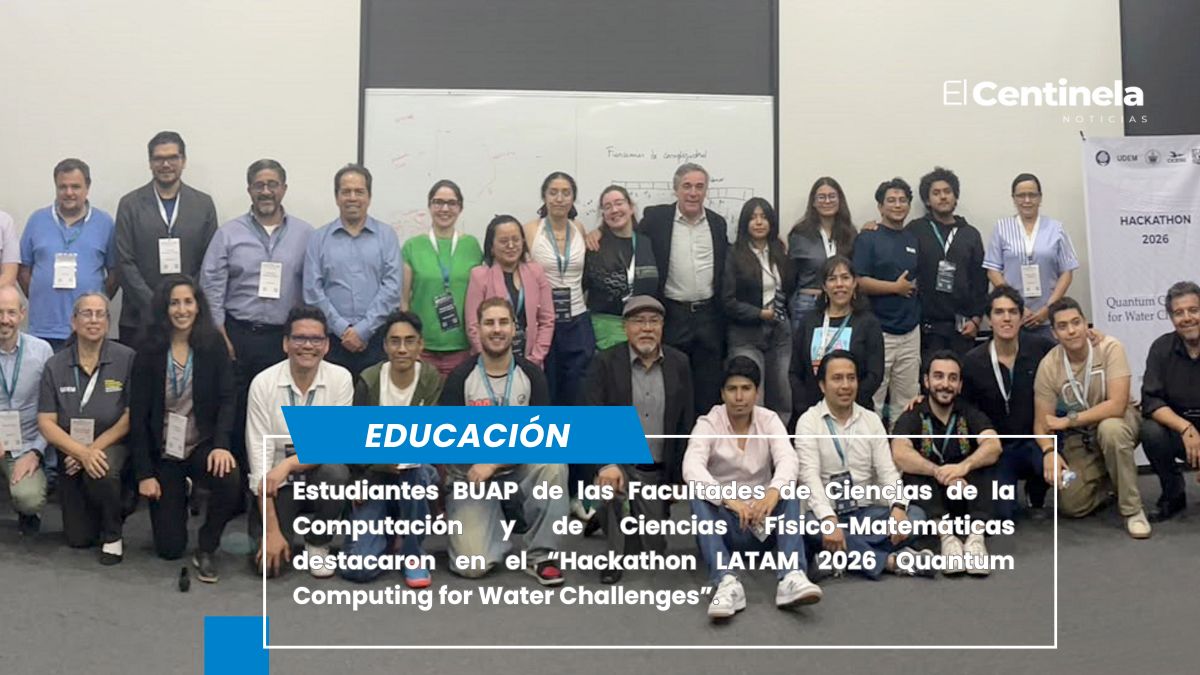 Destacan alumnos BUAP en el “Hackathon LATAM 2026 Quantum Computing for Water Challenges”