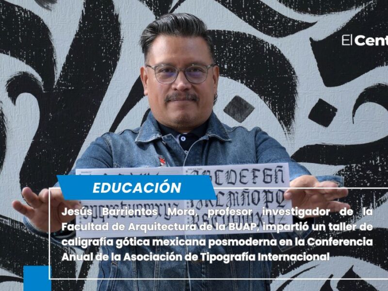 Comparte investigador BUAP caligrafía gótica mexicana en ATypI Stanford 2026
