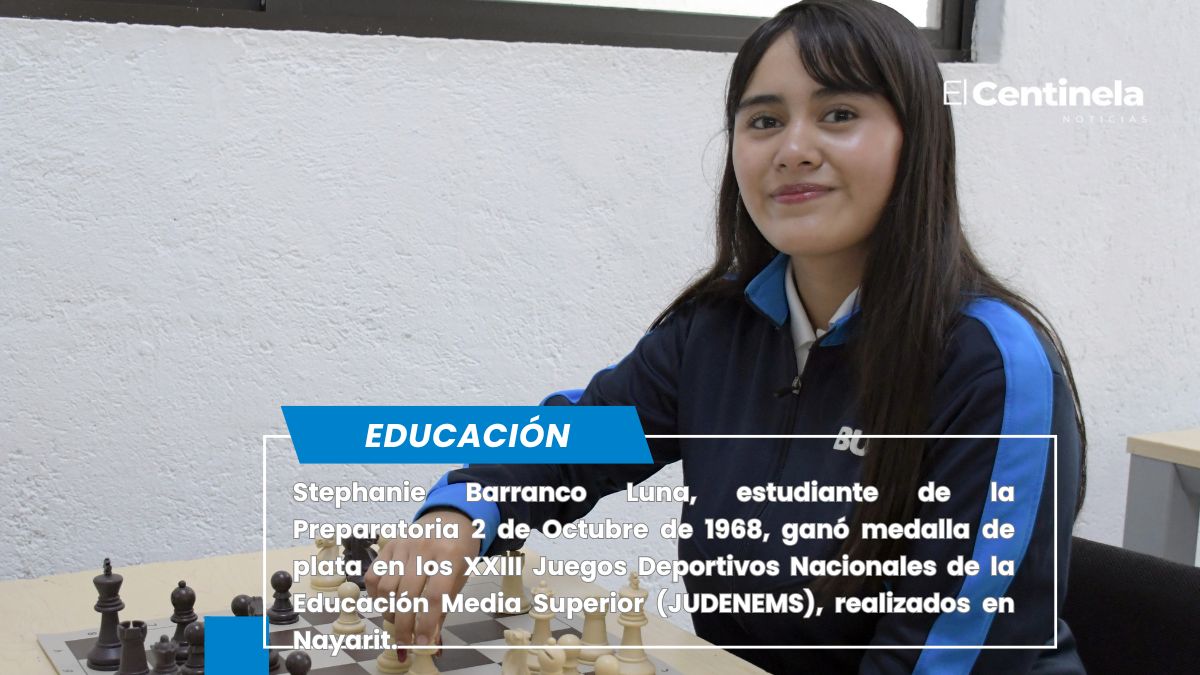 Obtiene alumna BUAP medalla de plata en ajedrez