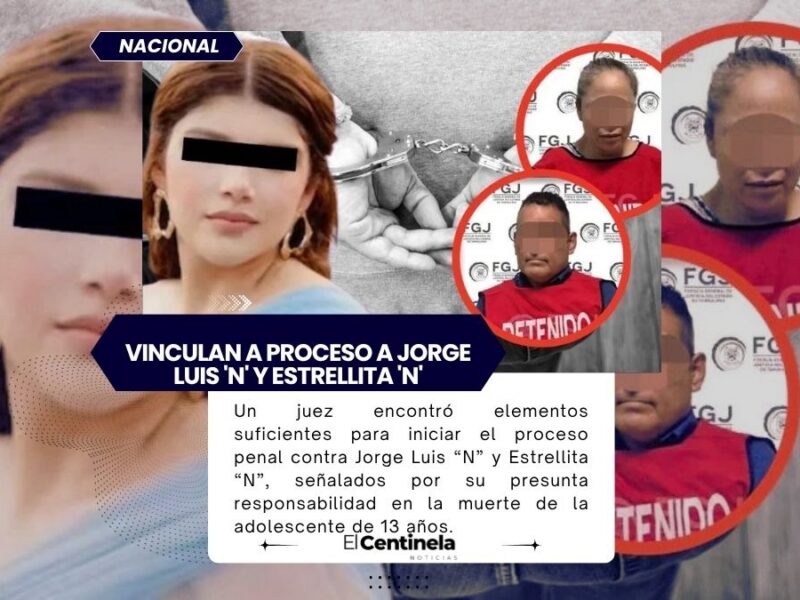 Vinculan a proceso a Jorge Luis 'N' y Estrellita 'N', por el feminicidio de Dafne Zapata Quintos en Academia Militarizada