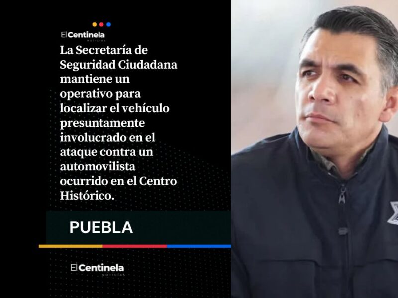 SSC busca camioneta involucrada en intento de asalto a automovilista frente a la Catedral