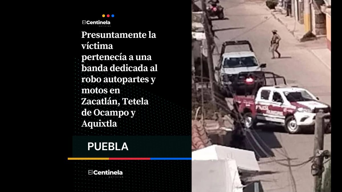 Motociclista muere tras ser atacado a balazos en Chignahuapan, Puebla; se presume ajuste de cuentas