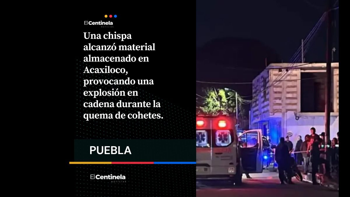 Explota pirotecnia en fiesta patronal de Cuetzalan; hay 15 heridos