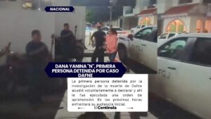 Detienen a Dana Yanina "N", primera persona detenida por caso Dafne: esto sabemos