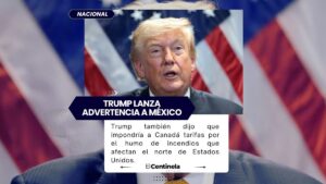 Trump bromea con imponer un “gran arancel” a México por lechuga vinculada a la diarrea explosiva