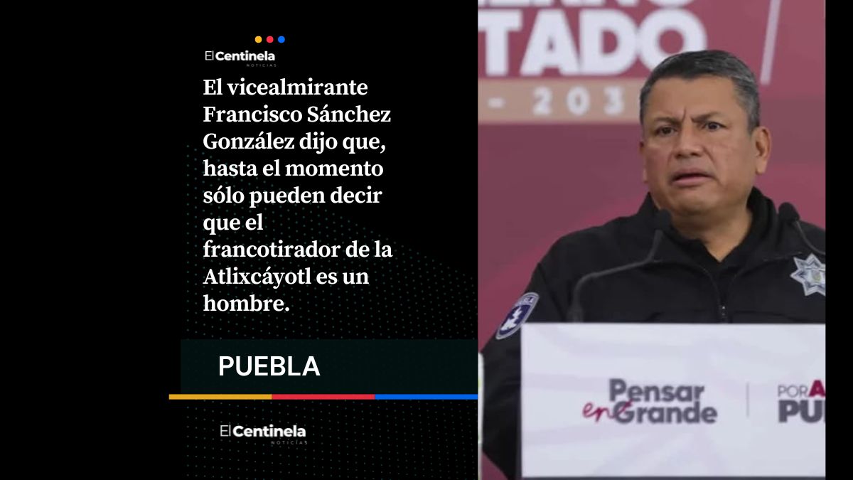 SSP entrega expediente del “francotirador de la Atlixcáyotl”; FGE alista orden de aprehensión