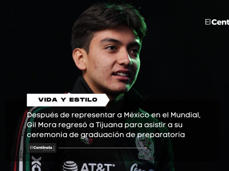 ¡Bravo Morita! Gil Mora llega a su graduación de prepa tras disputar el Mundial con la Selección Mexicana