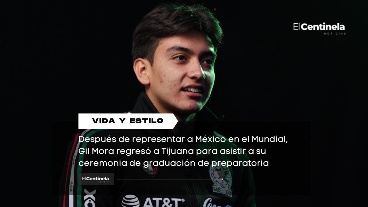 ¡Bravo Morita! Gil Mora llega a su graduación de prepa tras disputar el Mundial con la Selección Mexicana