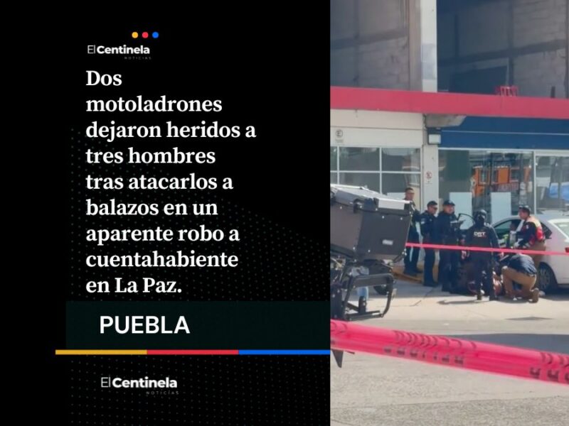 Asalto a cuentahabientes desata balacera y deja tres heridos junto a gasolinera BP en La Paz