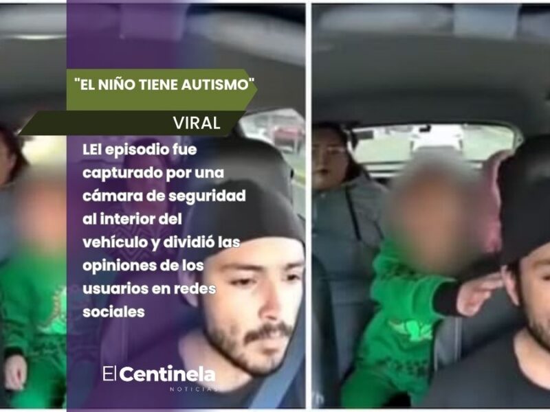 VIDEO: mujer increpa a conductor de app tras petición hacia su hijo; "El niño tiene autismo", dice