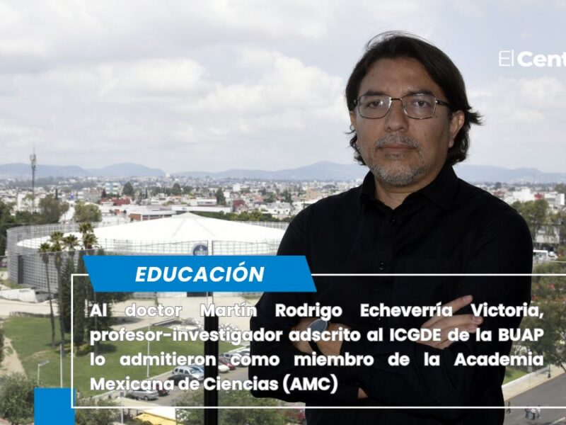 El doctor Martín Rodrigo Echeverría Victoria ingresa como miembro de la Academia Mexicana de Ciencias