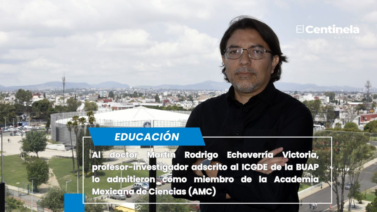 El doctor Martín Rodrigo Echeverría Victoria ingresa como miembro de la Academia Mexicana de Ciencias