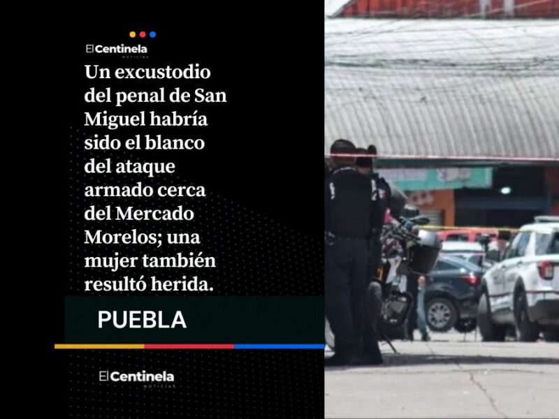 Iban por él: excustodio de San Miguel sobrevive al ataque armado en estética cerca del Mercado Morelos