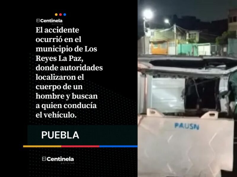 Borrachos al volante: Muere copiloto tras estrellar camioneta y volcar en la México-Puebla