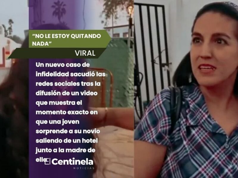 Joven sorprende a su novio en plena infidelidad con su madre y los confronta: “No le estoy quitando nada”